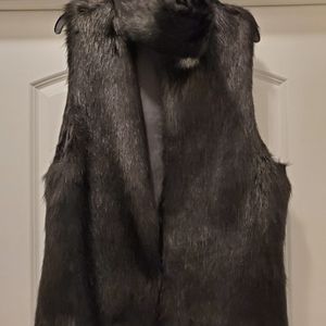 Faux fur vest